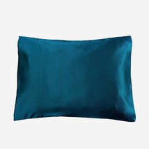 3101-11-30X40 100% Silk Pillowcase For Travel Pillows, 12 X 16, Dark Teal - £27.26 GBP