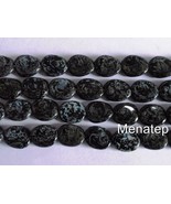 25 12 x 9 mm Czech Glass Twisted Flat Oval Beads: Jet - Picasso - $5.30 CAD