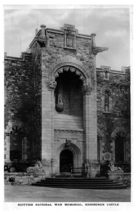 Scottish National War Memorial Edinburgh Castle Scotland Military RPPC Postcard - £13.72 GBP