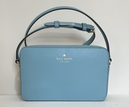 New Kate Spade Sienna Crossbody bag Leather Smoky Blue with Dust bag - $104.41