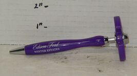 Edison Ford Winter Estates Souvenir Pen Purple Fort Myers FL - $9.85