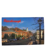 Postcard Peterborough New Hampshire Street View Chrome Unposted - $4.84