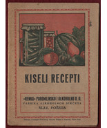 Original Advertising Booklet Vinegar Cookbook Recipes Serbia Kiseli Recepti - $54.21