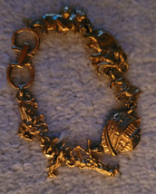 Beautiful Noahs Ark &quot;Gold Tone Bracelet  Cute Beautiful Collectible Animal Kids? - £12.57 GBP