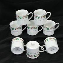 Gibson Everyday Holiday Gold Cups Christmas Lot of 8  Xmas - $11.75