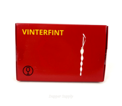 Ikea Vinterfint Icicle Shaped Clear Glass 6 ¼&quot;  Ornament Hanging Decorat... - €11,94 EUR