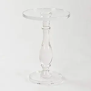 Acrylic End Table,Acrylic Side Table,Modern Nightstand With Clear Small ... - $555.99