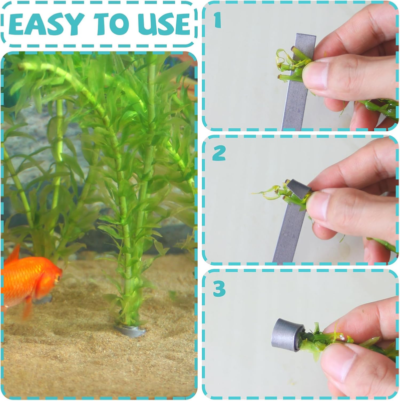 52 Pcs Aquarium Plant Weights, Plant Weights for Fish Tank, Aquarium Plant Ancho Item image 3