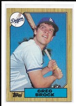 1987 Topps, #26, Greg Brock, Los Angeles Dodgers - $2.46 CAD