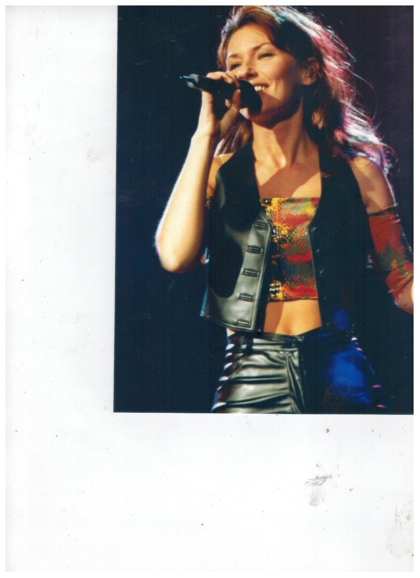 Shania Twain Vintage 8X10 Color Country Music Memorabilia Photo - $6.99