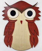 Wall Wood 3D Sign Owl 30CM X 40CM - £63.92 GBP
