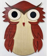 Wall wood 3D Sign OWL 30CM X 40CM - £62.90 GBP