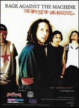 Rage Against The Machine The Battle of Los Angeles 1999 album advertisem... - $4.23