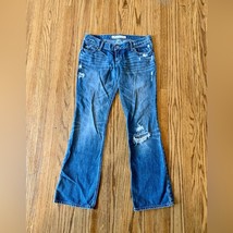 VTG y2k 2000s Distress Hollister 5S Short 100% cotton Venice boot jeans ... - $566.33 MXN