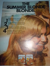 Vintage Summer Blonde Print Magazine Advertisement 1971 - €3,49 EUR