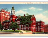 Knox County Court House Knoxville Tennessee TN UNP Linen Postcard F21 - £2.32 GBP