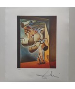 Salvador Dali Signed Lithograph - Young Virgin Auto-Sodomized by the Hor... - $149.00