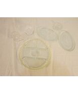 VINTAGE MISC.PIECES Set of 6 Crystal TEA TIME SET NO SUGAR BOWL INCLUDED... - $505.02 MXN