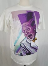 Neff Jazz Man Retro Art T-Shirt Adult M White Cotton Blues Singer Musician NOLA - £13.58 GBP