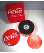 2018 $1 Fiji Coca Cola .999 Silver 6gr. Bottle Cap Collectible in Tin CO... - £54.53 GBP