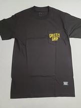 Grizzly Griptape Sz S All City Pocket Skateboard T Shirt Black Streetwear  - $24.63