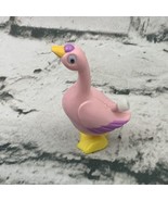 Tomy Collectible Vintage Wind Up Toy Walking Mother Goose Pink - $11.88