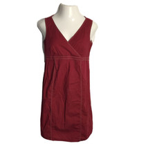 Motherhood Maternity Sleeveless Dress ~ Red ~  Sz Small ~ Knee Length ~ V-Neck - £10.61 GBP