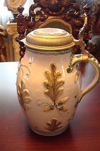 Germany Handgemalt 97 Signed  Ceramic Lidded TANKARD MUG decorated with ... - $105.92