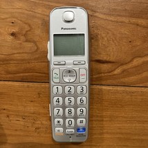 Genuine Panasonic KX-TGEA20 S Cordless Phone Handset White Silver - $8.99