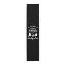 Personalized Black and White Adventure Table Runner-Camping Decor-Lakeside Cabin - £28.56 GBP+