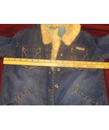 QUICKSILVER ROXY GIRL JEAN DENIM WINTER BLUE FAUX FUR LINING COAT JACKET XL - £26.30 GBP