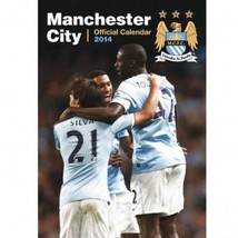 Manchester City FC 2014 Calendar English Premier League MAN City new Sky Blues - £10.11 GBP