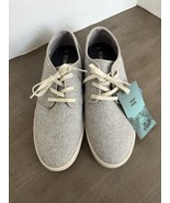 Toms Carlo Men&#39;s Grey Felt Sneaker Us Size 10 - $46.43 CAD