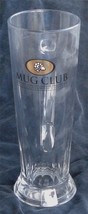 Nice Pressed Glass Transfer Ware Pilsner Mug, Mug Club, Vg Cond - £7.74 GBP