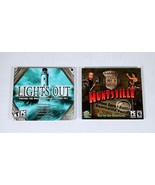 Lot of Two Mystery Games Lights Out &amp; Huntsville CD ROM Game - £15.74 GBP