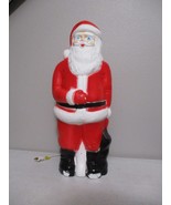 Vintage Christmas Lighted Santa Claus Blow Mold 23&quot; Union working - £34.99 GBP
