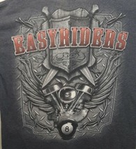 VTG EASYRIDERS Motorcycle T Shirt Panhead Motor 8 Ball Bobwire Graphics ... - £22.17 GBP