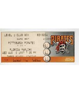 VINTAGE Aug 6 1997 Florida @ Pittsburgh Pirates Ticket Moises Alou HR - £7.77 GBP