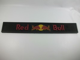 Red Bull Rubber Bar Mat Man Cave Home Barware 23.5&quot; x 3.5&quot; - £12.23 GBP