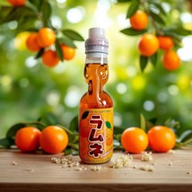 Hatakosen Japanese Orange Ramune Marble Soda - 6.6 fl oz (200ml) - $91.72 MXN