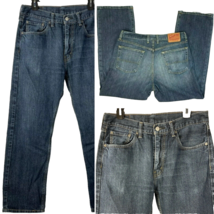 Levis 505 Relaxed Denim Blue Jeans sz 32 x 29 True Fit Mens Straight Fit... - £18.79 GBP