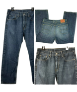 Levis 505 Relaxed Denim Blue Jeans sz 32 x 29 True Fit Mens Straight Fit... - £18.99 GBP