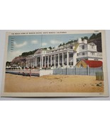 Vintage The Beach Home Of Marion Davies Santa Monica CA Linen Postcard 1939 - £3.16 GBP