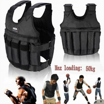 Weighted Vest for Men Workout - Adjustable Weight Vests 20Lbs/ 30Lbs/ 40... - £30.67 GBP