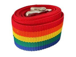 Vintage 6&#39; Long Rainbow Strap Luggage Securing Fastening 2&quot; Wide - £17.20 GBP