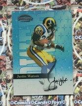 1999 Playoff Contenders SSD Justin Watson AUTO RC SP Blue Power #49/50 Rams - £7.09 GBP