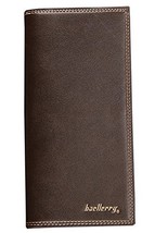 Unomatch Men&#39;s Multi Functional Long Thin Wallet Brown (One Size, BROWN) - £54.11 GBP