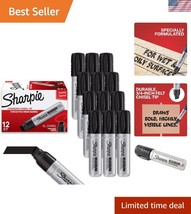 Magnum 12-Count Permanent Markers, Oversized Tip for Metal &amp; Plastic Art - $47.50