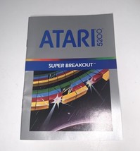Atari 5200 Vtg 1982 Super Breakout Game Manual Only - £6.92 GBP