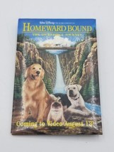 Vtg Disney&#39;s Homeward Bound The Incredible Journey Promotional Pin Back Button - $10.88